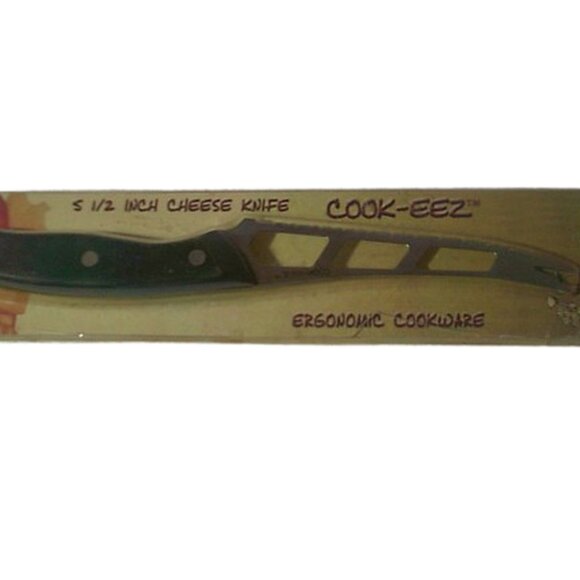 5-1/2" Cheese Knife with Wood Handle - Picture 2 of 3